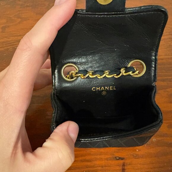 Chanel Vintage Matelassé Quilted Micro Mini Flap Bag - Picture 8 of 14